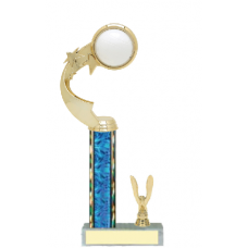 Trophies - #C-Style Volleyball Ribbon Star